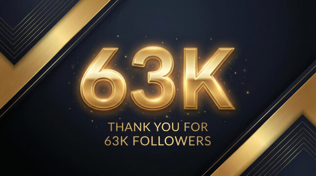 celebration, vector, banner, community, gold, followers, social media, event, shine, trendy, thank you, achievement, luxury, success, modern, sparkle, graphic design, supporters, online growth, social