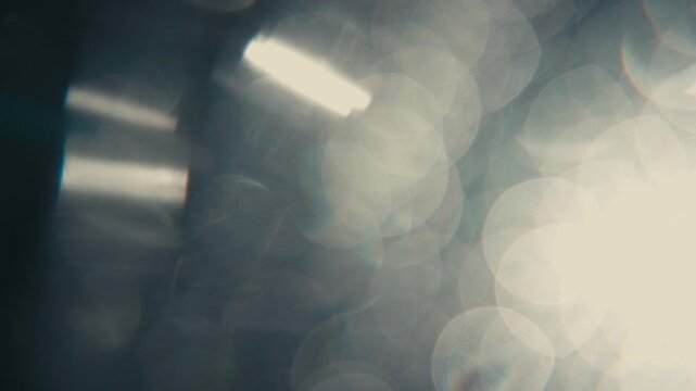 bokeh light leak transition efect with natural film blom