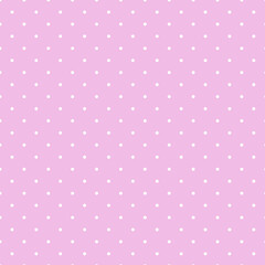 Lavender Polka Dot Seamless Pattern Background © Mella