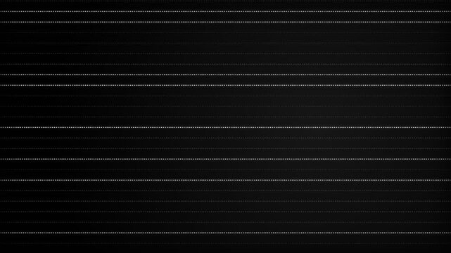 Abstract circular composition formed by horizontal lines on a black background