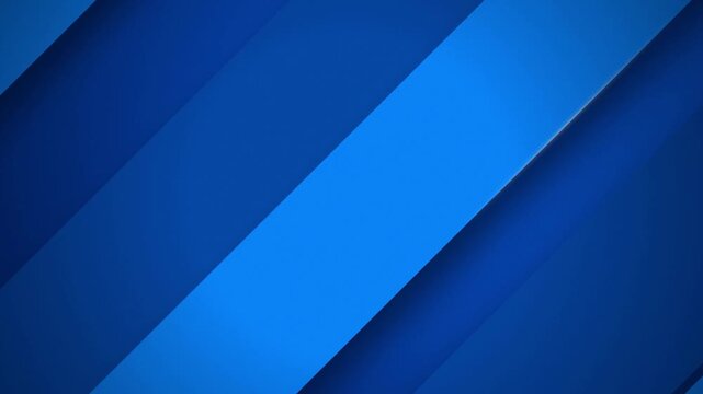 Blue diagonal geometric bands sliding seamless loop motion background