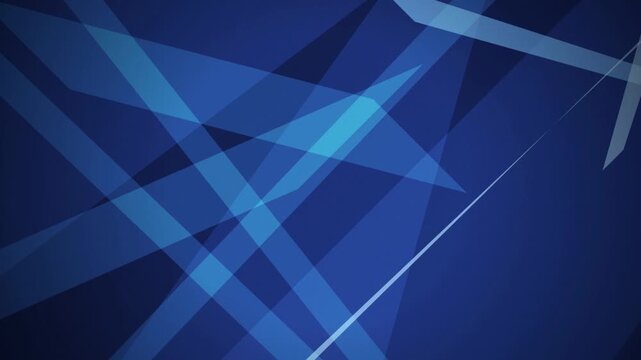 Overlapping geometric polygonal bands seamless loop motion background