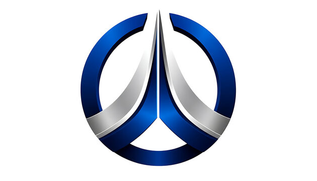 abstract blue icon