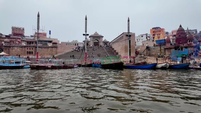 Ganga Dwar Entrance of Kashi Vishwanath Dham Corridor at Lalita Ghat, Varanasi