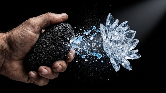 Captures how adversity refines and polishes human character rather than destroying it.