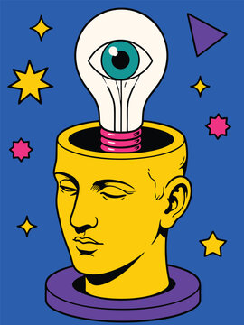 88 Colorful surreal cartoon illustrations with quirky characters