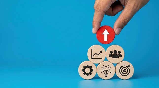 Token stack, digital asset, cryptocurrency and fintech investment concept.