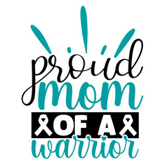 Fototapeta premium Cervical Cancer Awareness SVG