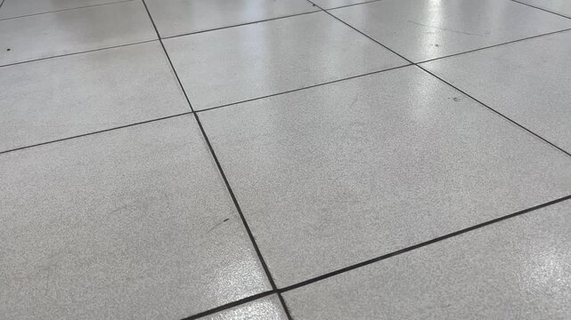 Grey granite ceramic tiles floor texture background