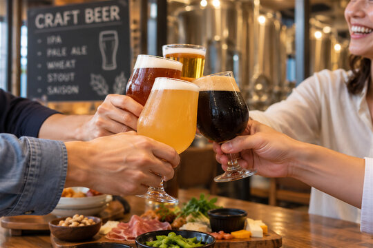 クラフトビール・乾杯