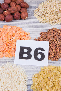 Various ingredients as source natural vitamin B6, minerals and fiber