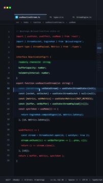 Close-up web editor code for development, programming screen, select focus, shallow depth of field