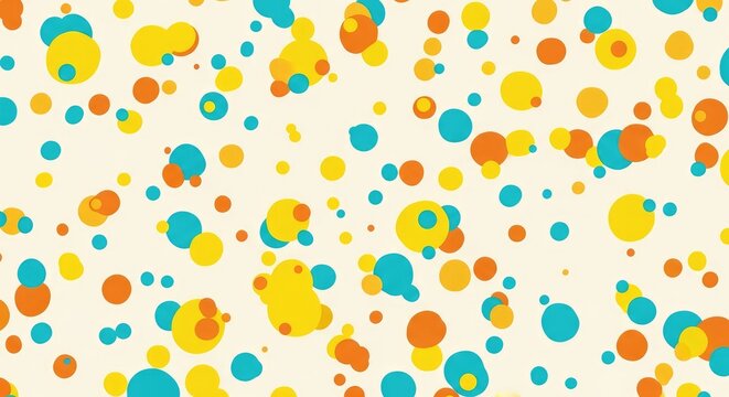 Colorful Abstract Circle Pattern Background for Design Projects