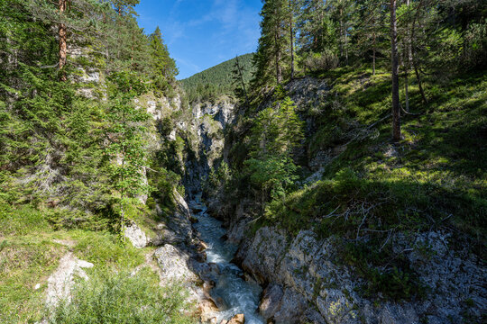 Die Gleirschklamm bei Scharnitz