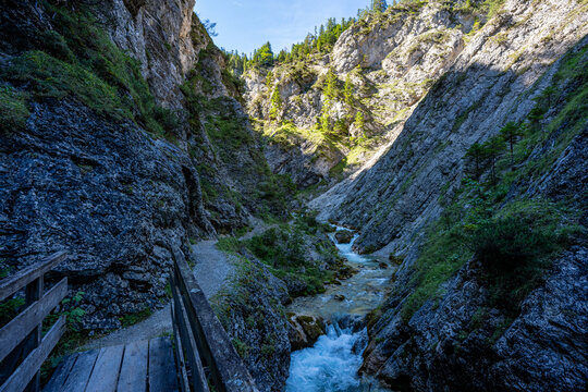Die Gleirschklamm bei Scharnitz
