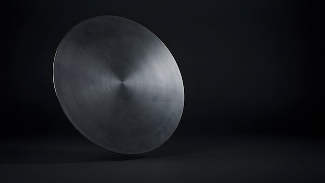 Black Titanium Circular Metal Form