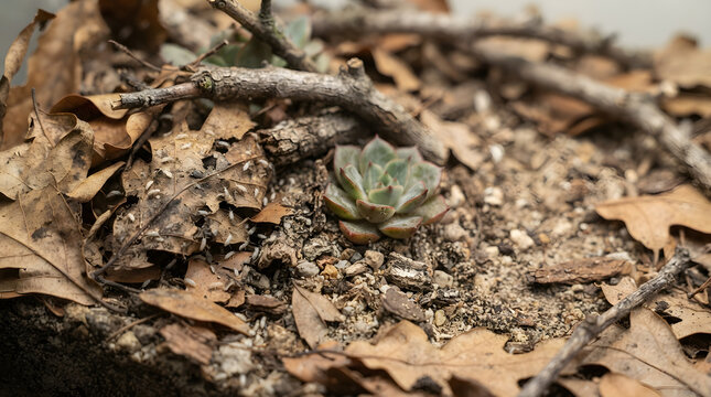 Springtails active in leaf litter isolated
