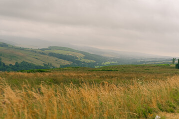 Fototapeta premium Devil Beef Tub, a dramatic natural hollow near Moffat in the Scottish Borders, Scotland, UK - 4 September 2026.