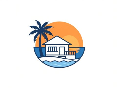 house on the beach logo