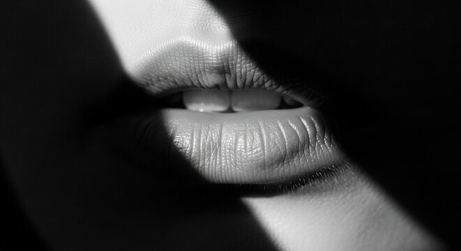 Close-up of a person&acirc;&euro;&trade;s hand touching their lips