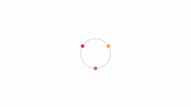 loading, AI processing, animation on transparent background in 4K. network processing ,Machine learning loading animation with Alpha Channel