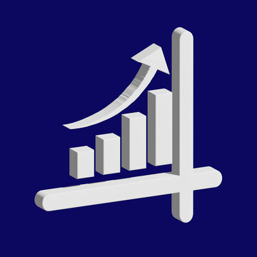 Forex Trading  icons set 3D image