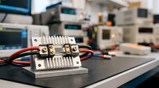 precision shunt resistor for accurate electrical current measurement, power electronics testing, thermal management, circuit development, calibration and engineering applications