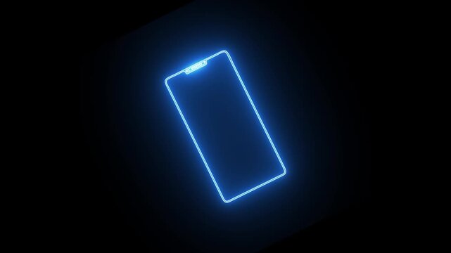 device rotate instruction animation with alpha channel. rotate your phone animation in 4k with transparent black background.
