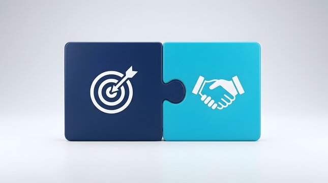 Business Alignment and Strategic Partnership Concept