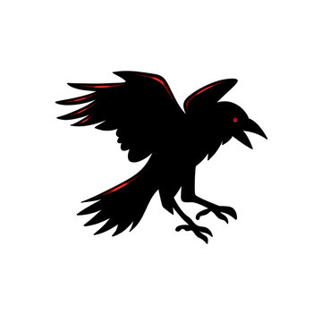 Crow silhouette png transparent