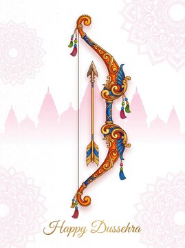 Elegant female archer illustration with bow and arrow