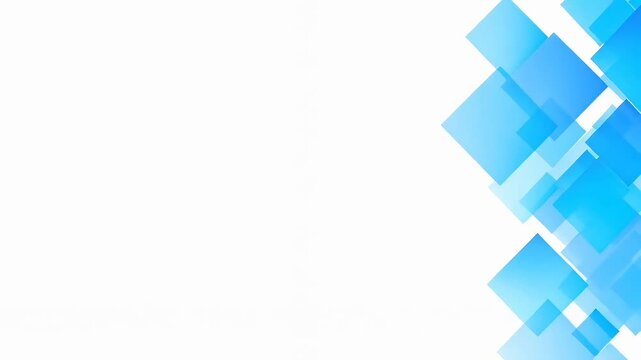 Geometric Watercolor Background with Transparent Blue Pattern Shapes for Business Presentation