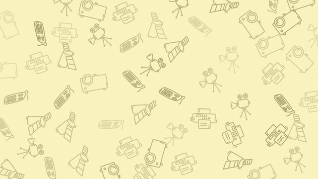 Cute Candy and Sweets Hand Drawn Seamless Pattern, Sweet Doodle Background for Kids, Birthday Party, Packaging, Textile and Wrapping Paper