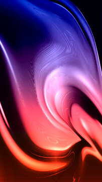 Abstract Vertical Background With Swirling Colors