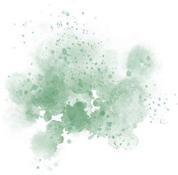 Watercolor brush stain decoration
