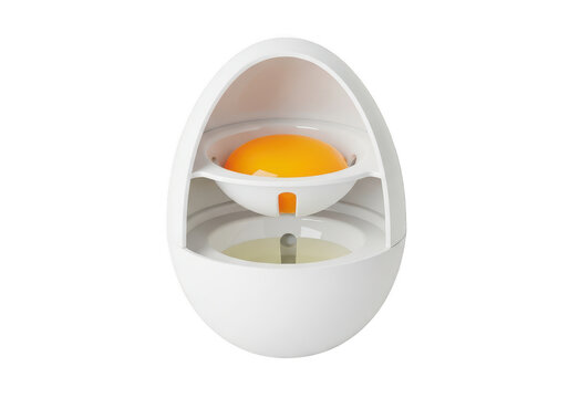 Egg yolk separator tool isolated on transparent background