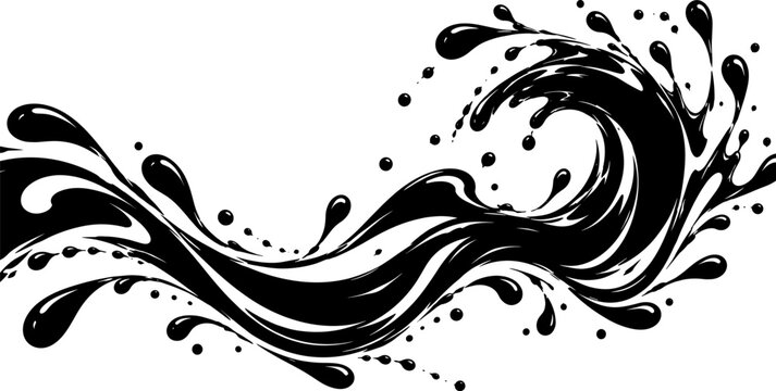 Ultimate Liquid Flow Splash Vector