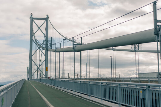 Forth Road Bridge suspension bridge spanning the Firth of Forth between Edinburgh and Fife, Scotland, UK - 4 September 2026.