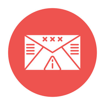 Spam Email Vector Icon