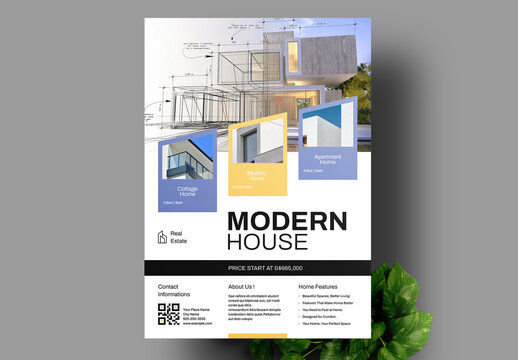 Simple Real Estate Flyer Layout