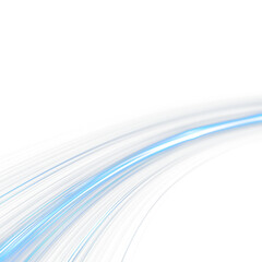 Obraz premium Futuristic Curved Light Lines Creating a Dynamic Flow