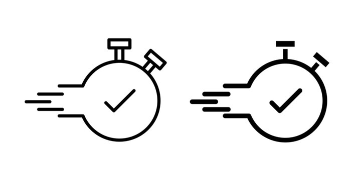 Express Icon represents speed, rapid delivery, quick services, fast processing, and time-sensitive operations across various industries.