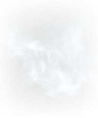 Obraz premium Soft Gray Vapor Plume with Ethereal Atmospheric Effect