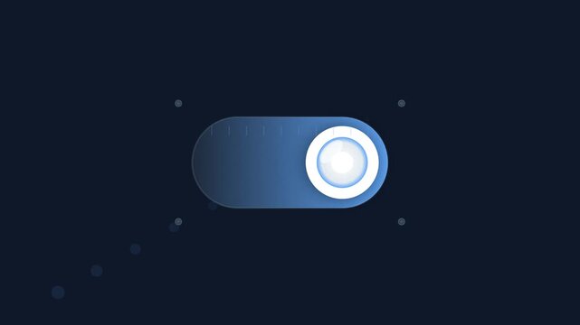 Abstract Digital Toggle Switch Motion Graphic