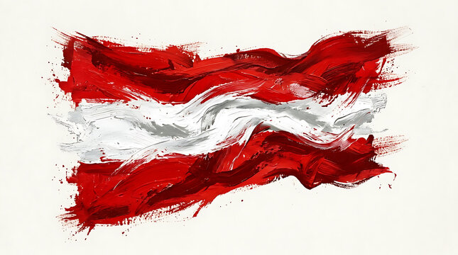 Red diagonal stripes pattern with blood splatter effect illustration