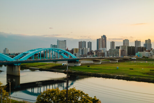 【東京】大田区からみた東京の風景