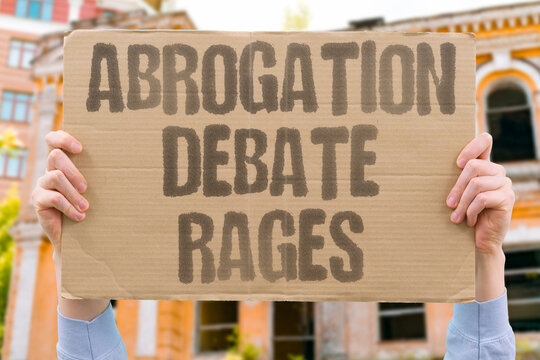 "Abrogation debate rages" Naskh controversy fuels war vs peace arguments. ABROGATION. DEBATE. NASKH. VERSES. CONFLICT"