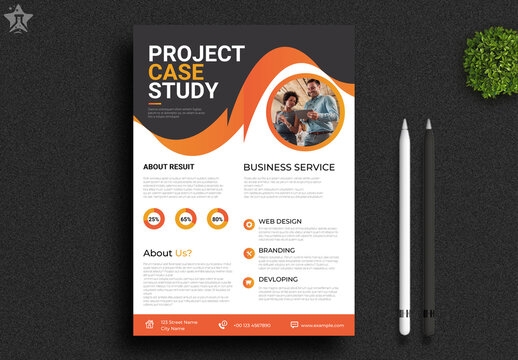 Project Case Study Flyer