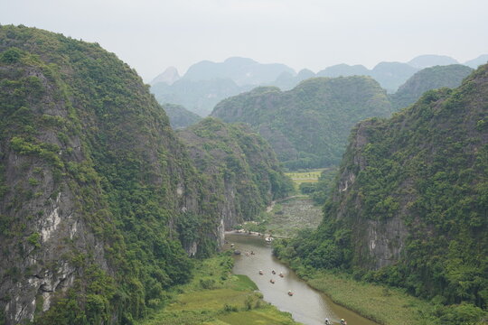 view point of nihn bihn river