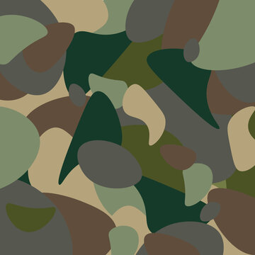 military camouflage seamless pattern